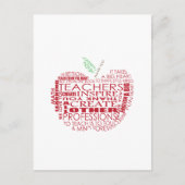 Schattig cadeau voor docenten briefkaart (Voorkant)