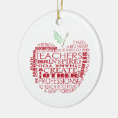 Schattig cadeau voor docenten keramisch ornament (Links)
