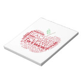 Schattig cadeau voor docenten notitieblok (Linkerzijde)