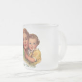 Schattig cadeau voor Moederdag Matglas Koffiemok (Voorkant rechts)