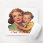 Schattig cadeau voor Moederdag Muismat (Met muis)