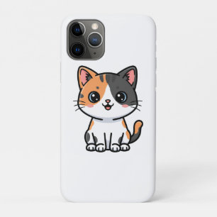 Schattig Calico Katje Cartoon Personage Case-Mate iPhone Case