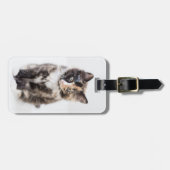 Schattig Calico Kitten Bagagelabel (Voorkant horizontaal)