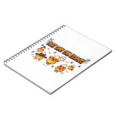  Schattig Candy Corn Halloween-feest Notitieboek (Linkerzijde)