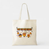  Schattig Candy Corn Halloween-feest Tote Bag (Achterkant)