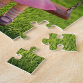 Schattig Candy Meisje op Schommel Legpuzzel | Aard (Zijkant)