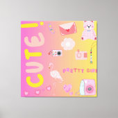 schattig canvas afdruk (Voorkant)