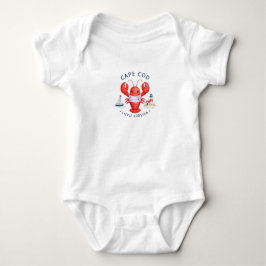 Schattig Cape Cod Kreeft Baby Body | New England  Romper