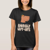 Schattig Capy Leuk Dier Capybaras Knaagdier Capyba T-shirt (Voorkant)