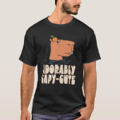 Schattig Capy Leuk Dier Capybaras Knaagdier Capyba T-shirt (Voorkant)
