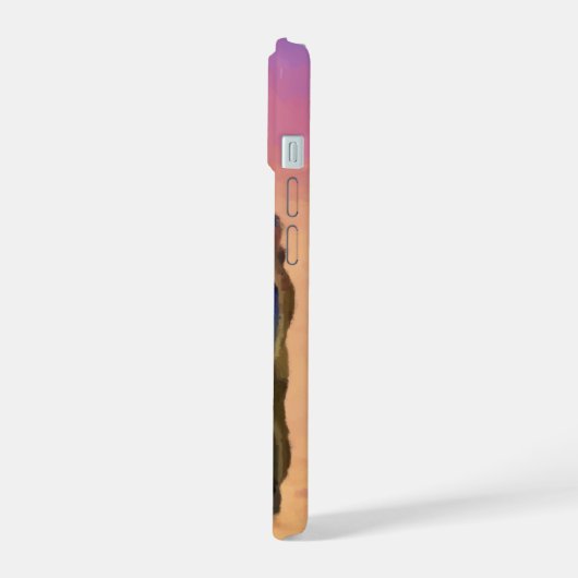 Schattig Capybara iPhone 15 Case (Linkerkant)