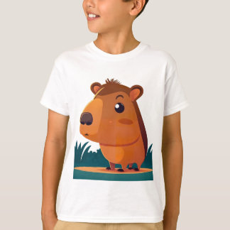 Schattig capybara t-shirt