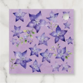 Schattig Carriage Teddy Bear Meisje Baby shower Bedankjes Labels (Achterkant)