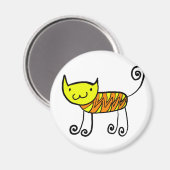 schattig cartoon dier magneet (Voorkant / Achterkant)