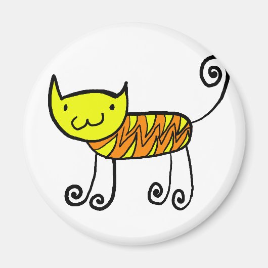 schattig cartoon dier magneet (Voorkant)