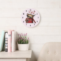 Schattig Cartoon Kitten met Hartjes
