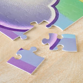 Schattig Cartoon Kitten Springen Legpuzzel (Zijkant)