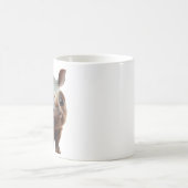 Schattig Cartoon Rhino Karakter Ontwerp Koffiemok (Center)