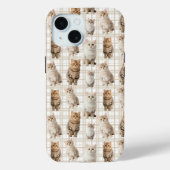 Schattig Cat iPhone 15 Telefoonhoesje Case-Mate iPhone Case (Achterkant)