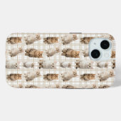 Schattig Cat iPhone 15 Telefoonhoesje Case-Mate iPhone Case (Achterkant (horizontaal))
