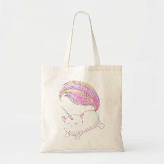 Schattig Caticorn Tote Bag (Voorkant)