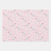 Schattig Cats Love Collectie Inpakpapier Vel (Voorkant)