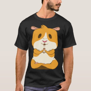 Schattig Cavia Yoga Dier Huisdier Liefde Hart Kawa T-shirt