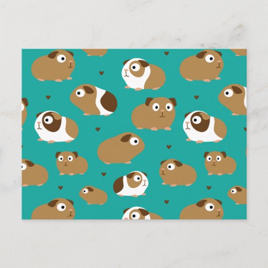 Schattig cavia's Briefkaart (Voorkant)