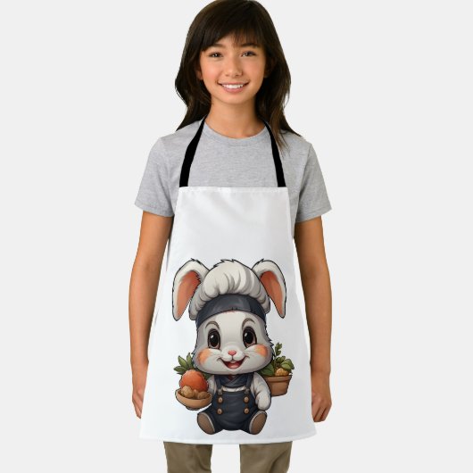 Schattig Chef Bunny met groente Schort (Insitu)