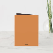 schattig chef-kok Panda dank u tekst toevoegen Bedankkaart (Achterkant)