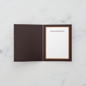 schattig chef-kok Panda dank u tekst toevoegen Bedankkaart (Binnen)