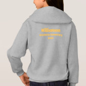 Schattig Chibi Kawaii Panda Naam School Jaar Op Te (Achterkant)