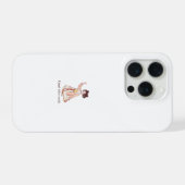 Schattig Chibi Traditioneel Anime Meisje Alleen Go iPhone Hoesje (Achterkant horizontaal)