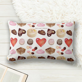 Schattig Chic Kleurrijk Chocolade Snoep Hart Patro Kussen