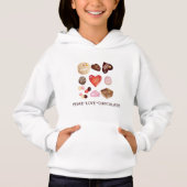 Schattig Chic Kleurrijke Chocolade Hartjes Snoep (Voorkant)