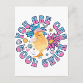 Schattig Chick - Je bent een Cool Chick Briefkaart (Voorkant)