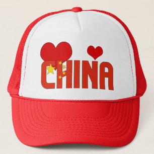 Schattig China vlag hartstikke pleister Trucker Pet