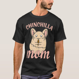 Schattig Chinchilla Moeder Design T-shirt