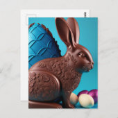 Schattig Chocoladekonijn Briefkaart (Voorkant / Achterkant)