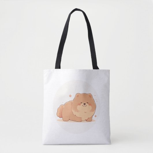 Schattig Chow Chow Classic T-shirt (10) Tote Bag (Voorkant)