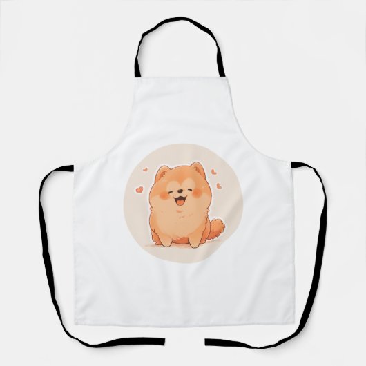 Schattig Chow Chow Classic T-shirt (2) Schort (Voorkant)
