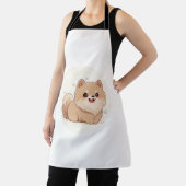 Schattig Chow Chow Classic T-shirt (6) Schort (Insitu)