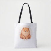 Schattig Chow Chow Classic T-shirt (7) Tote Bag (Voorkant)