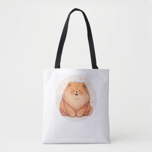 Schattig Chow Chow Classic T-shirt (7) Tote Bag (Voorkant)