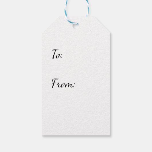 Schattig Christmas Kitten Gift Label Cadeaulabel (Achterkant)