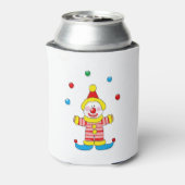 schattig circus clown blikjeskoeler (Blikje Achterkant)