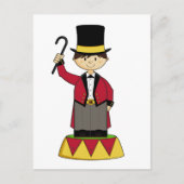 Schattig Circus Ringmaster Briefkaart (Voorkant)