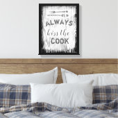 schattig citaat uit bekapte canvas keukenkunst (Insitu (Slaapkamer))