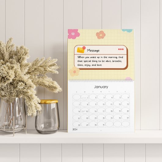 Schattig citaten 2024 kalender