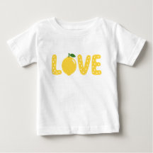Schattig citroen LIEFDE kinder T-shirt